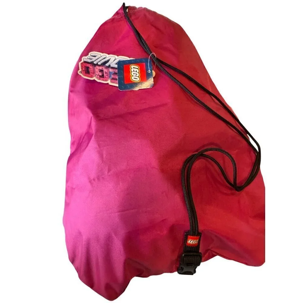 Lego Hot Pink Cinch Sak - NWT